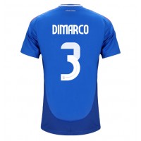 Italien Federico Dimarco #3 Heimtrikot EM 2024 Kurzarm